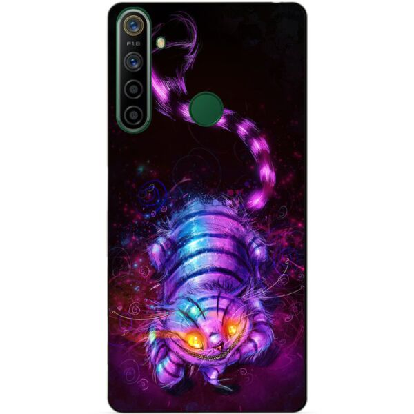 

Силиконовый чехол бампер Candy для Realme 5i с рисунком Чеширский кот