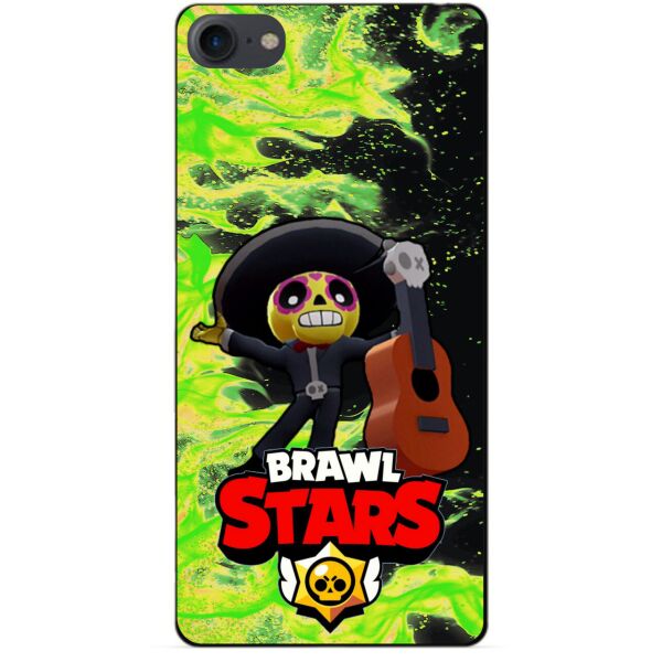

Силиконовый бампер чехол Candy для Iphone 8 с Героем Brawl Stars Поко