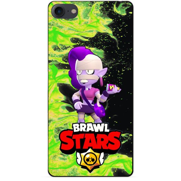 

Силиконовый бампер чехол Candy для Iphone 8 с Героем Brawl Stars Эмз