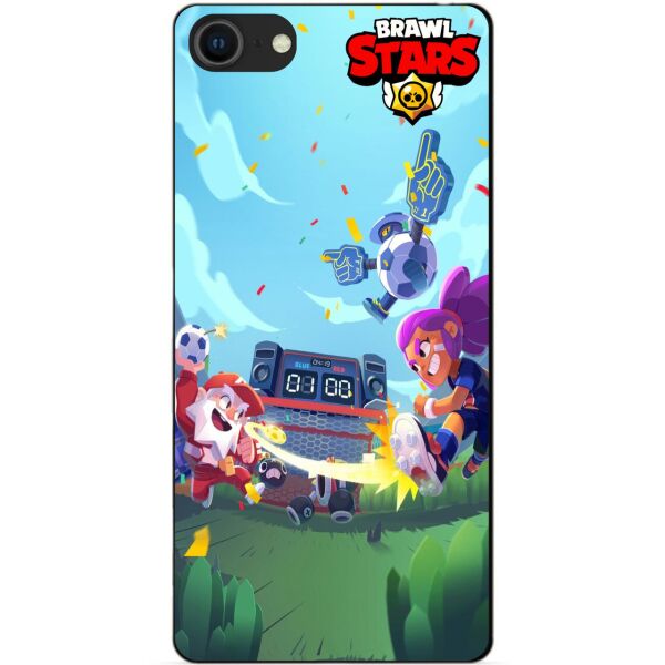 

Силиконовый бампер чехол Candy для Iphone SE 2020 Бравл Старс Броулбол