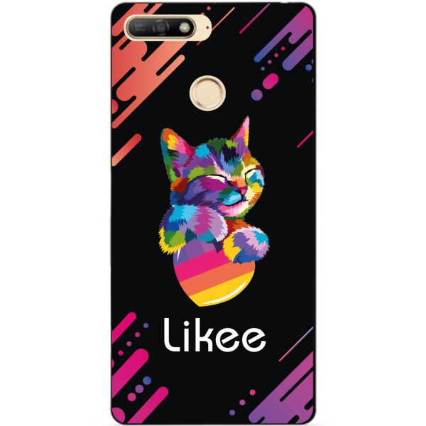 

Чехол силиконовый бампер Candy для Huawei Y6 Prime 2018 с рисунком Likee