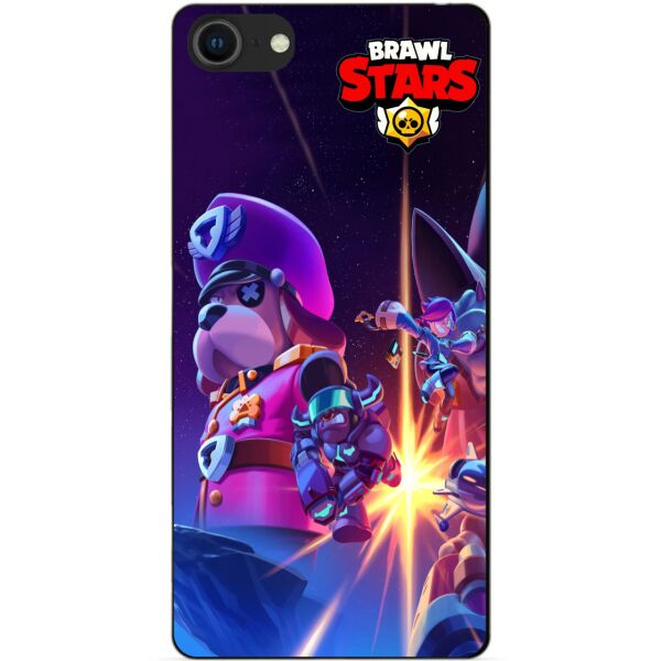 

Силиконовый бампер чехол Candy для Iphone SE 2020 Бравл Старс Космоопера старр