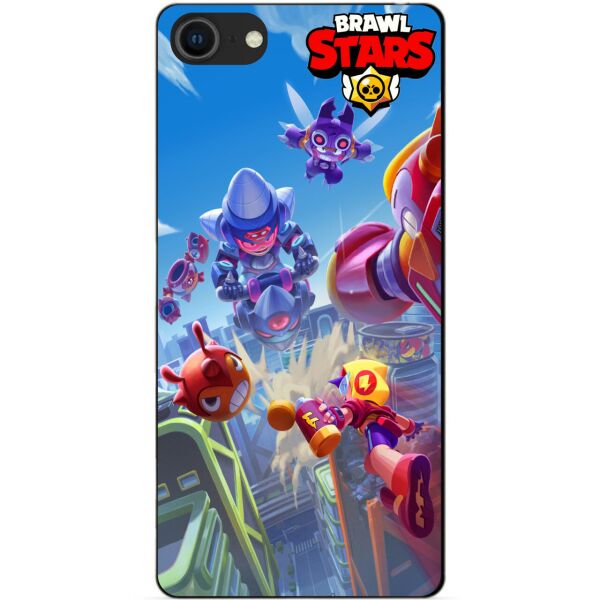 

Силиконовый бампер чехол Candy для Iphone SE 2020 Бравл Старс Лето с Монстрами