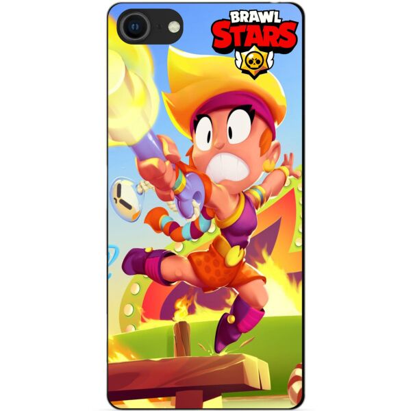 

Силиконовый бампер чехол Candy для Iphone SE 2020 Бравл Старс Огненная Амбер