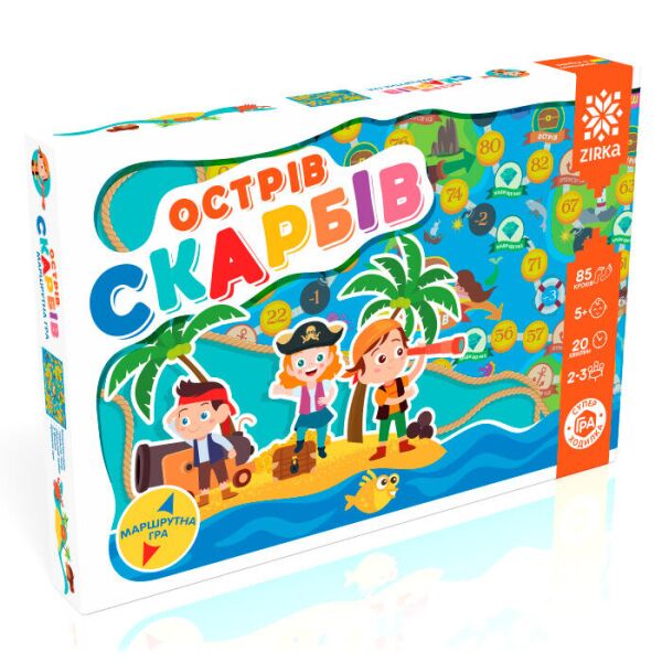 

ИГРА-ходилку Остров сокровищ 76640 (9789663337333)