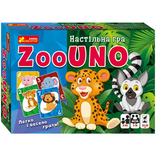 

Настольная игра Зооуно 12120067У (4823076142759)