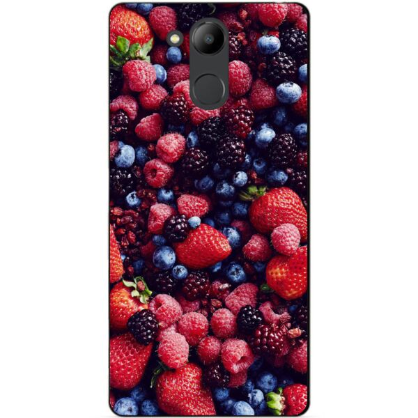 

Силиконовый чехол Candy для Huawei Honor 6с Pro с рисунком Ягоды