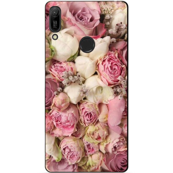 

Чехол силиконовый бампер Candy для Huawei Y6 Pro 2019 Розовые пиона