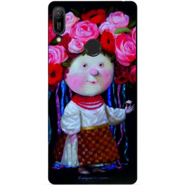 

Чехол силиконовый бампер Candy для Huawei Y6 Pro 2019 Украиночка Гапчинская