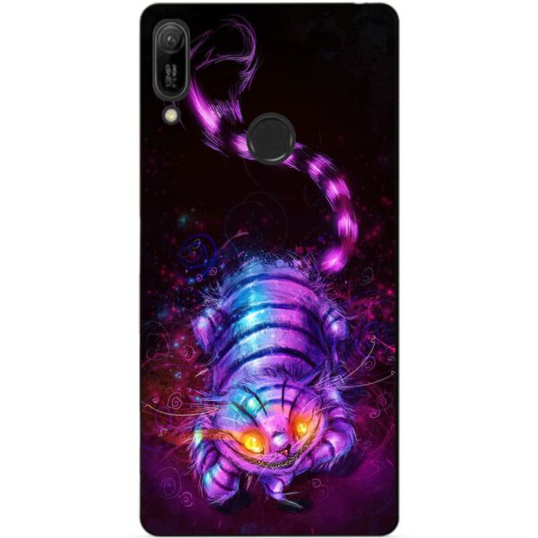 

Чехол силиконовый бампер Candy для Huawei Y6 Pro 2019 Чеширский кот