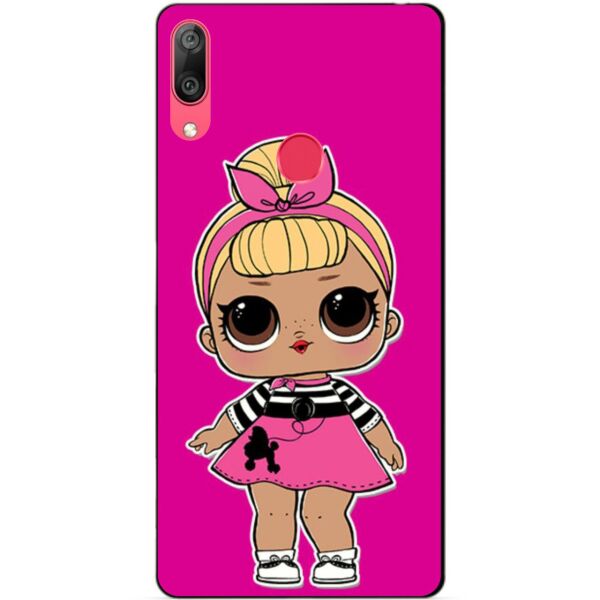 

Чехол силиконовый бампер Candy для Huawei Y7 2019 Куколка ЛОЛ