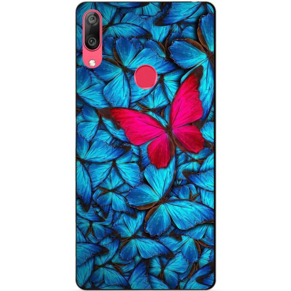 

Чехол силиконовый бампер Candy для Huawei Y7 2019 Мотыльки