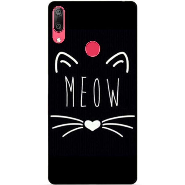 

Чехол силиконовый бампер Candy для Huawei Y7 2019 Мяу
