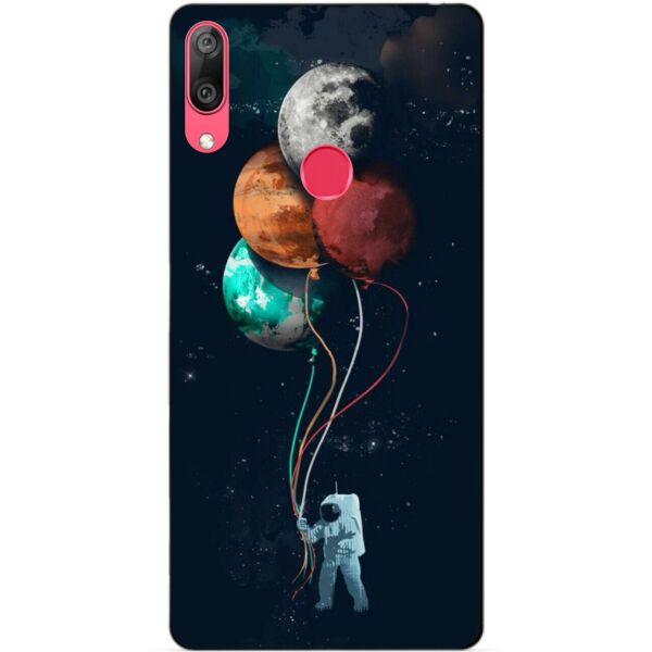 

Чехол силиконовый бампер Candy для Huawei Y7 2019 Планеты