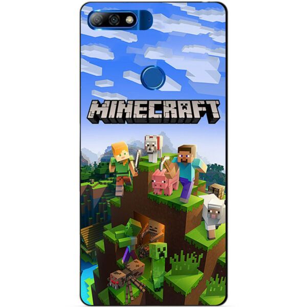 

Чехол силиконовый бампер Candy для Huawei Y7 Prime 2018 с рисунком Minecraft