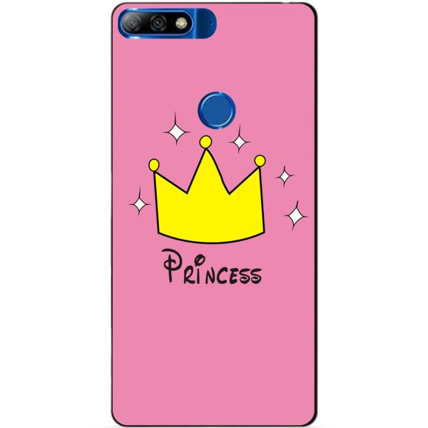 

Чехол силиконовый бампер Candy для Huawei Y7 Prime 2018 с рисунком Princess