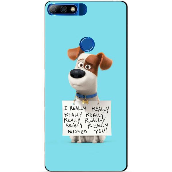 

Чехол силиконовый бампер Candy для Huawei Y7 Prime 2018 с рисунком Пес Макс