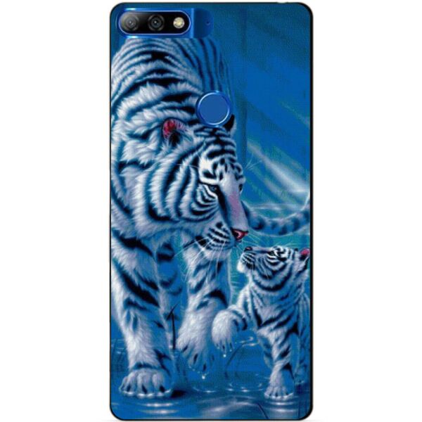

Чехол силиконовый бампер Candy для Huawei Y7 Prime 2018 с рисунком Тигры