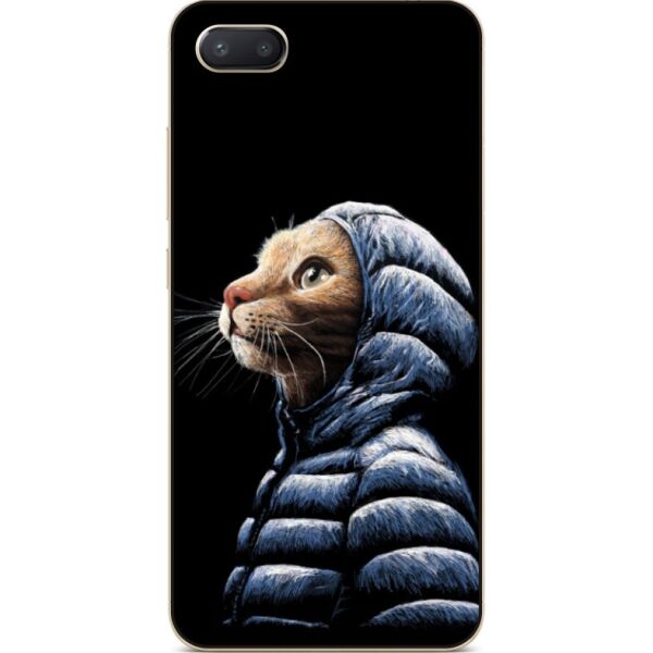 

Чехол силиконовый бампер Candy для Iphone 6 Plus с рисунком Кот в куртке