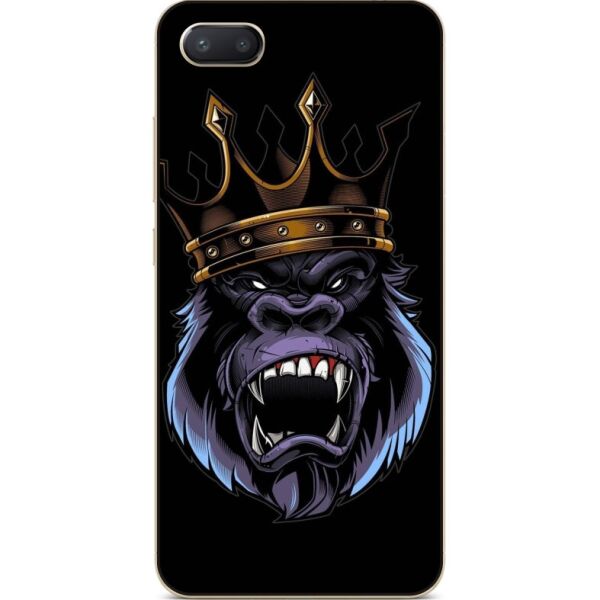 

Чехол силиконовый бампер Candy для Iphone 6 Plus с рисунком Обезьяна в короне