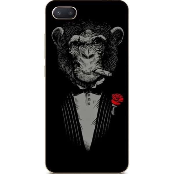 

Чехол силиконовый бампер Candy для Iphone 6 Plus с рисунком Обезьяна с сигарой