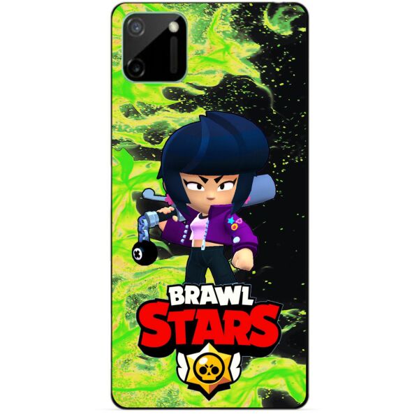 

Силиконовый чехол бампер Candy для Realme C11 с Героем Бравл Старс Биби