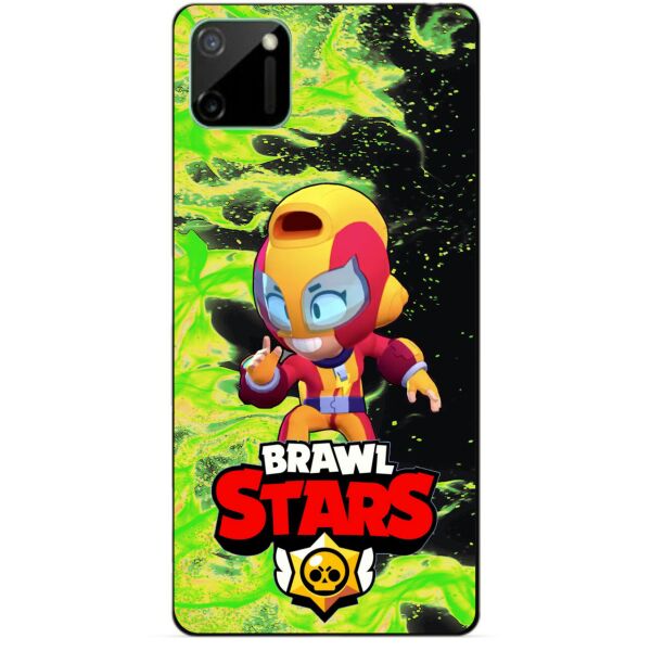 

Силиконовый чехол бампер Candy для Realme C11 с Героем Бравл Старс Макс