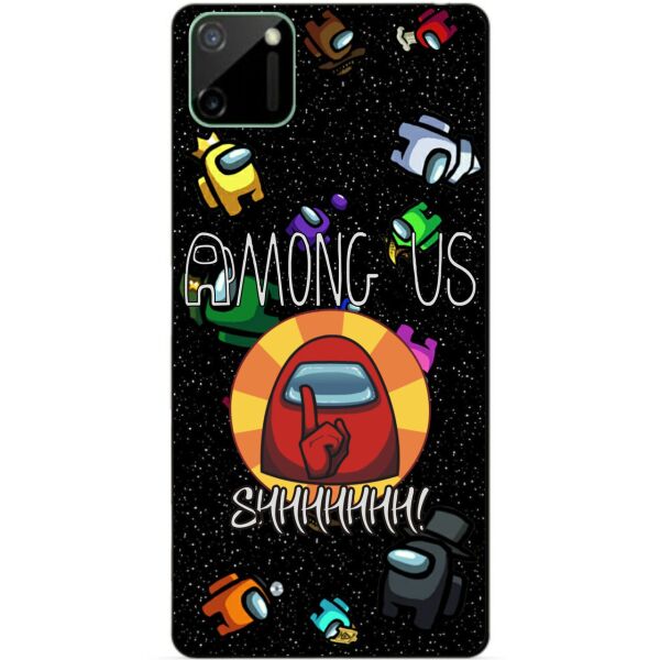 

Силиконовый чехол бампер Candy для Realme C11 с рисунком Among Us
