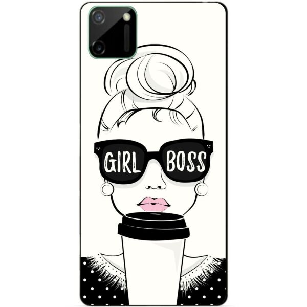 

Силиконовый чехол бампер Candy для Realme C11 с рисунком Girl Boss