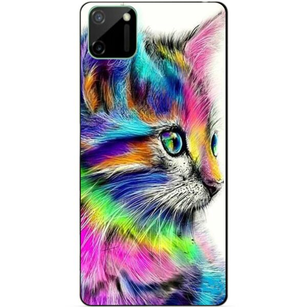 

Силиконовый чехол бампер Candy для Realme C11 с рисунком Акварельный котик