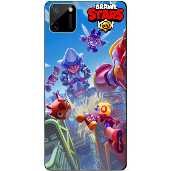 

Силиконовый чехол бампер Candy для Realme C11 с рисунком Бравл Старс Лето с Монстрами