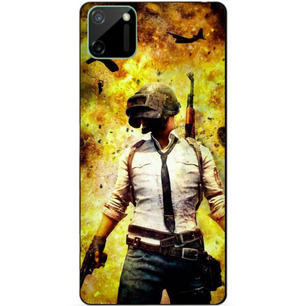 

Силиконовый чехол бампер Candy для Realme C11 с рисунком ПАБГ