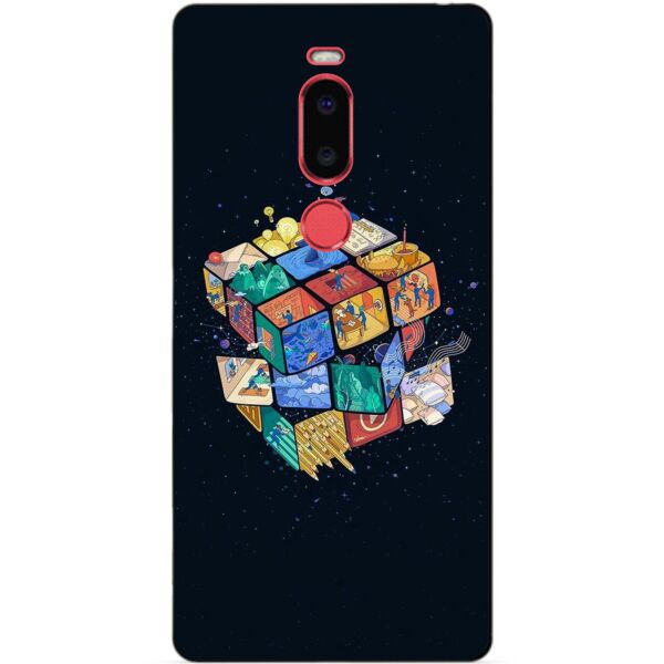 

Чехол силиконовый бампер Candy для Meizu M8 с рисунком Кубик Рубика
