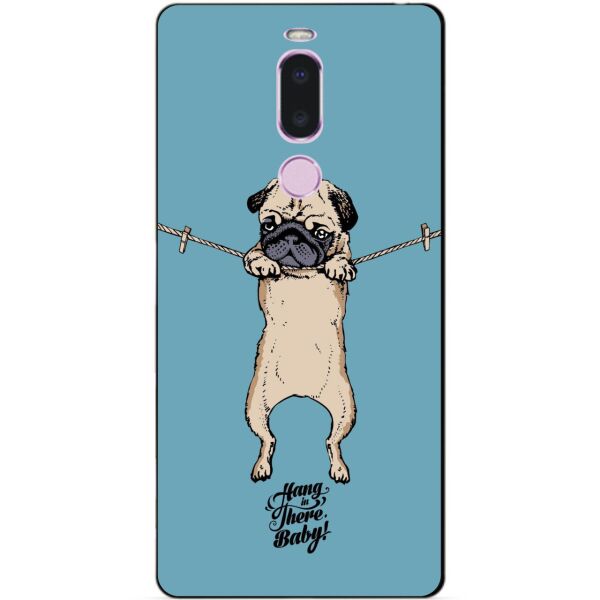 

Чехол силиконовый бампер Candy для Meizu Note 8 с рисунком Мопс на веревочке