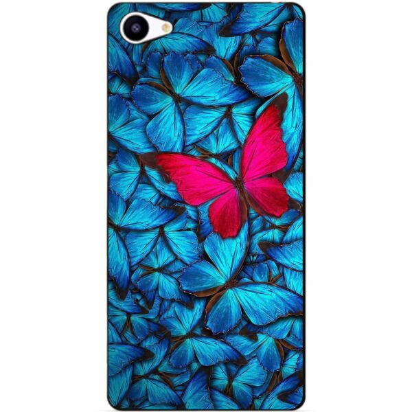 

Чехол силиконовый бампер Candy для Meizu U10 с рисунком Мотыльки