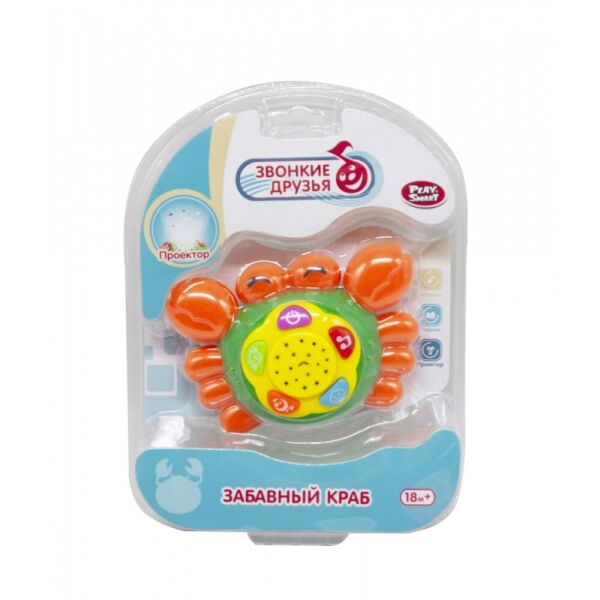 

Музыкальная игрушка Краб 7690 (6965236040227)