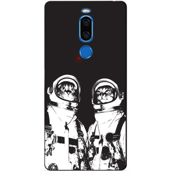 

Чехол силиконовый бампер Candy для Meizu X8 с рисунком Коты астронавты