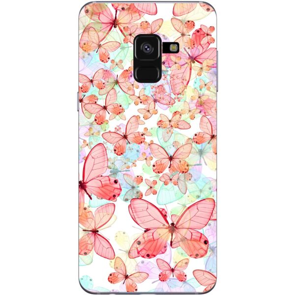 

Чехол силиконовый бампер Candy для Samsung A8 Galaxy A530 Бабочки 06