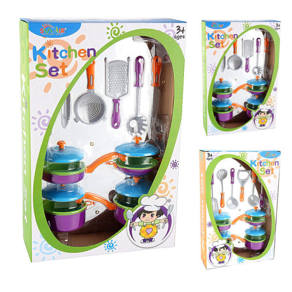 

Набор кухонной посуды SUNMIR TOYS SM819-36 2 вида (6952000368304)