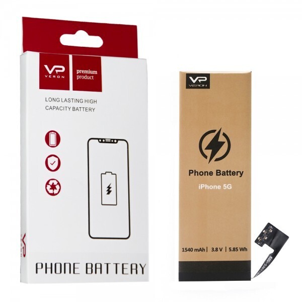 

Аккумулятор Veron iPhone 5 (1440 mAh) - Premium