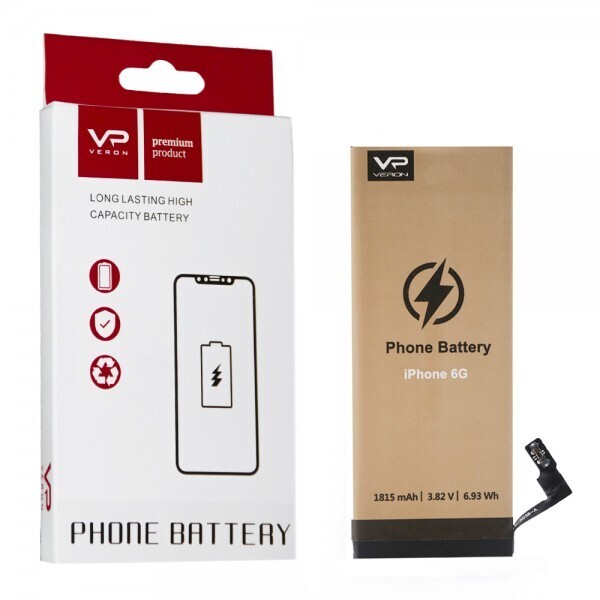 

Аккумулятор Veron Premium Series для iPhone 6 (1810 mAh)