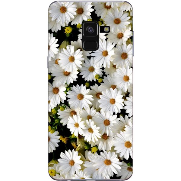 

Чехол силиконовый бампер Candy для Samsung A8 Galaxy A530 Цветы Ромашки