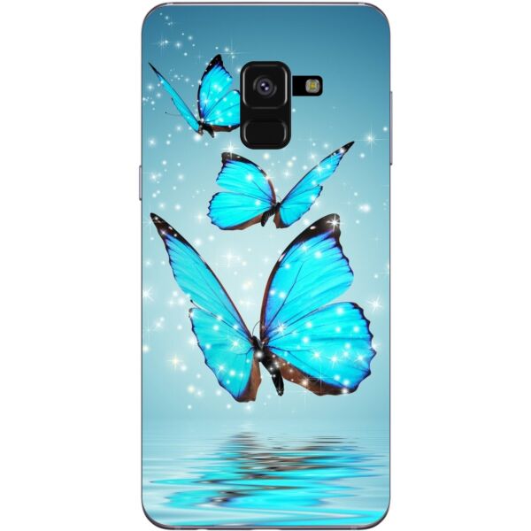 

Чехол силиконовый бампер Candy для Samsung A8 Plus Galaxy A730 Бабочки 02