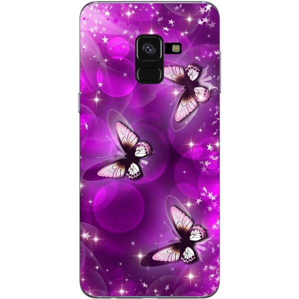 

Чехол силиконовый бампер Candy для Samsung A8 Plus Galaxy A730 Бабочки 03