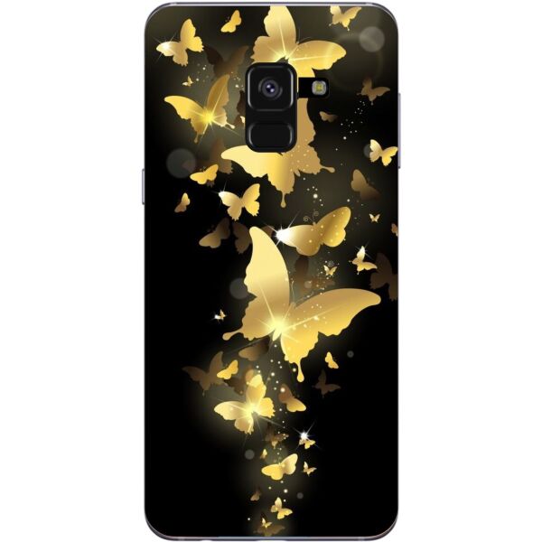 

Чехол силиконовый бампер Candy для Samsung A8 Plus Galaxy A730 Бабочки 07