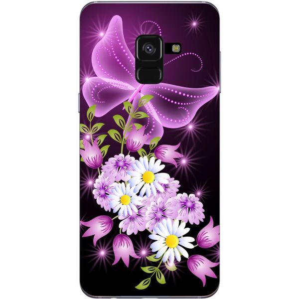 

Чехол силиконовый бампер Candy для Samsung A8 Plus Galaxy A730 Бабочки 08