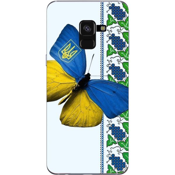 

Чехол силиконовый бампер Candy для Samsung A8 Plus Galaxy A730 Бабочки 10