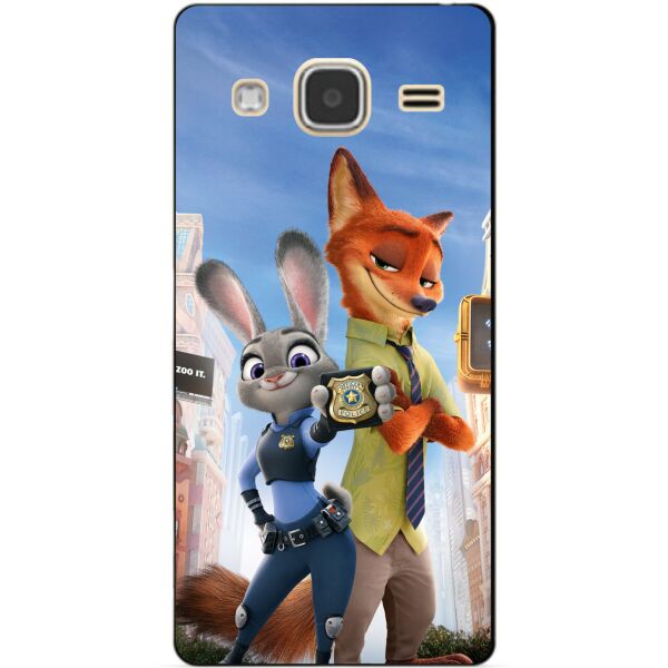 

Чехол силиконовый бампер Candy для Samsung Galaxy J3 J300 с рисунком Джуди Зверополис