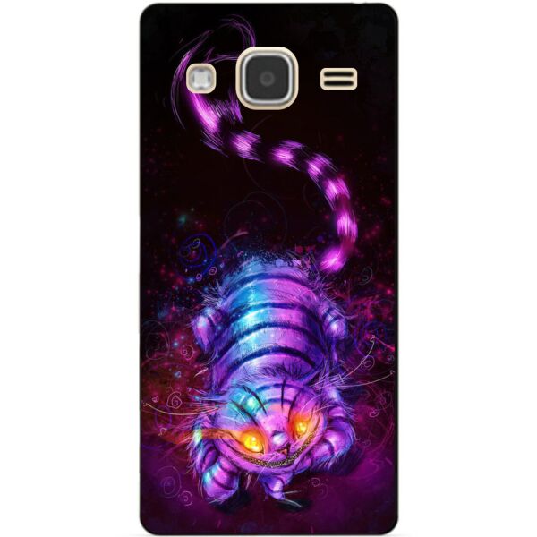 

Чехол силиконовый бампер Candy для Samsung Galaxy J3 J300 с рисунком Чеширский кот