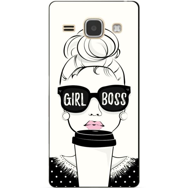 

Чехол силиконовый бампер Candy для Samsung J120 Galaxy J1-2016 с рисунком Girl Boss